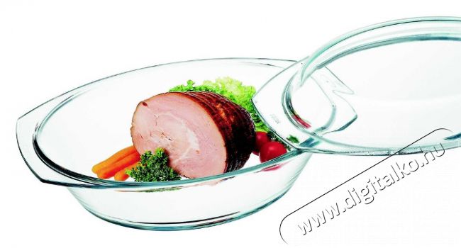 Lamart LT3007 Hőálló ovális jénai tál fedővel 3,5L Konyhai termékek - Edény - Sütőedény / jénai tál - 262012