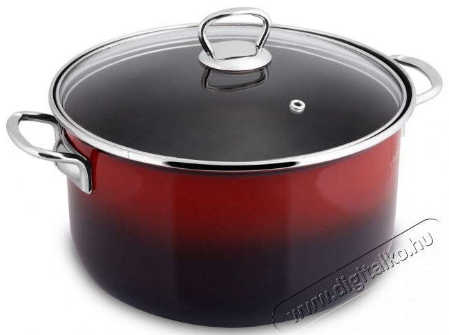 Lamart LT1184 lábas fedővel 5,5L email Konyhai termékek - Edény - Fazék / lábas - 365982