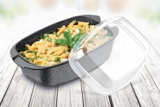 Lamart LT1156 üveg serpenyő üveg fedővel Konyhai termékek - Edény - Sütőedény / jénai tál - 349182