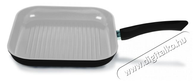 Lamart K2640 BW Kerámia grill tál 26cm - fekete/fehér Konyhai termékek - Edény - Grill serpenyő / grill tál - 261928