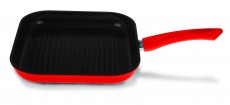 Lamart K2640 RB Kerámia grill tál 26cm - piros/fekete Konyhai termékek - Edény - Grill serpenyő / grill tál - 261929