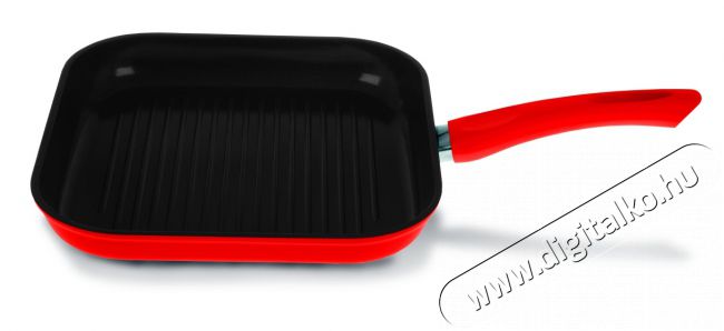 Lamart K2640 RB Kerámia grill tál 26cm - piros/fekete Konyhai termékek - Edény - Grill serpenyő / grill tál - 261929