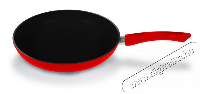Lamart K2850 RB Kerámia serpenyő 28cm - piros/fekete Konyhai termékek - Edény - Serpenyő - 261923