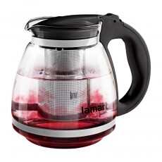 Lamart LT7027 Verre tesákanna 1,5L - fekete Konyhai termékek - Edény - Teáskanna - 349241