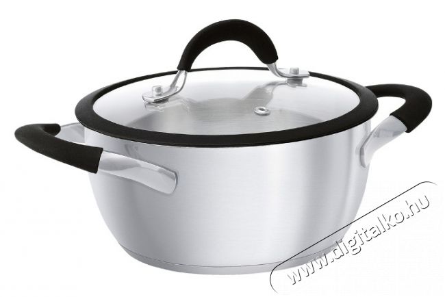 Lamart LTSS1885 Nemesacél edény 18cm, 1,5L Konyhai termékek - Edény - Fazék / lábas - 261973