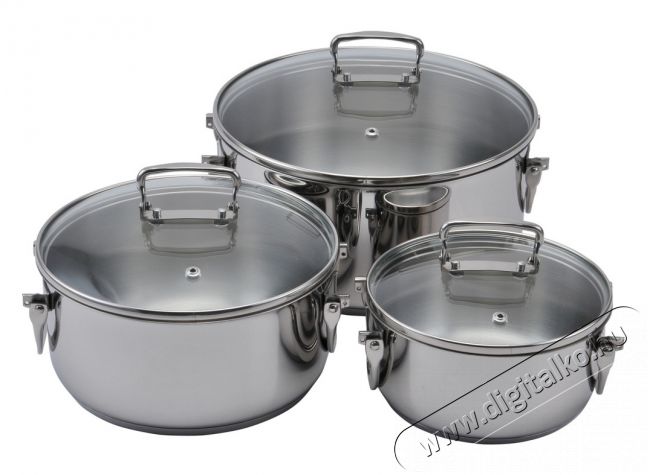 Lamart LTSSSET6 Stockage 6 db-os edénykészlet Konyhai termékek - Edény - Edény készlet - 274666