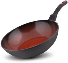 Lamart LT1204 WOK Terracota serpenyő 28 cm Konyhai termékek - Edény - Serpenyő - 376271