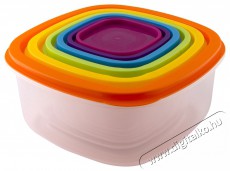 Lamart LT6029 tároló doboz 6db - rainbow Konyhai termékek - Edény - Ételtároló - 376336