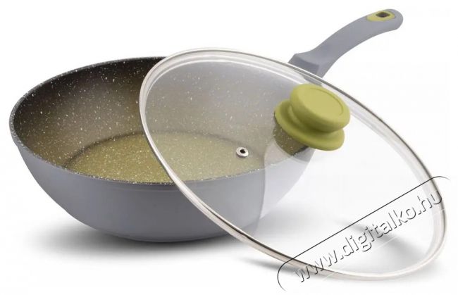 Lamart LT1196 serpenyő fedővel 28 cm - olive Konyhai termékek - Edény - Serpenyő - 376263