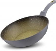 Lamart LT1197 wok serpenyő 28 cm - olive Konyhai termékek - Edény - Wok serpenyő - 376264