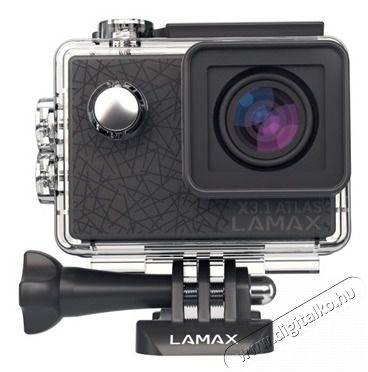 LAMAX X3.1 Atlas 2,7K Full HD 160 fokos látószög 12" TFT LCD kijelző Wifi akciókamera Fényképezőgép / kamera - Sport kamera - 1080p Full HD felbontású - 396483