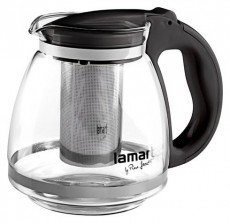 Lamart LT7027 Verre tesákanna 1,5L - fekete Konyhai termékek - Edény - Teáskanna - 349241