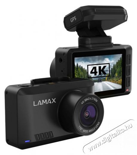 LAMAX T10 4K GPS autós menetrögzítő kamera Fényképezőgép / kamera - Autós fedélzeti kamera - 404125