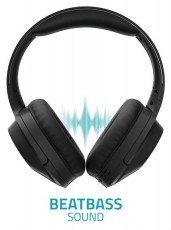 LAMAX Muse2 vezeték nélküli bluetooth fekete fejhallgató Audio-Video / Hifi / Multimédia - Fül és Fejhallgatók - Fejhallgató - 433070