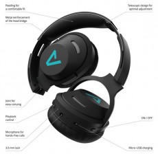 LAMAX Muse2 vezeték nélküli bluetooth fekete fejhallgató Audio-Video / Hifi / Multimédia - Fül és Fejhallgatók - Fejhallgató - 433070