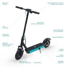 LAMAX eCruiser SC30 400W/15Ah elektromos roller Háztartás / Otthon / Kültér - Játék / Sport - Roller / segway / gördeszka - 499940