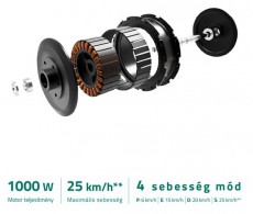 LAMAX eRacer SC50 1000W/14,5 Ah elektromos roller Háztartás / Otthon / Kültér - Játék / Sport - Roller / segway / gördeszka - 499939