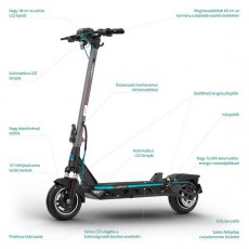 LAMAX eRacer SC50 1000W/14,5 Ah elektromos roller Háztartás / Otthon / Kültér - Játék / Sport - Roller / segway / gördeszka - 499939