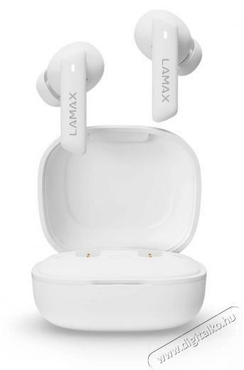 LAMAX Clips1 ANC True Wireless Bluetooth fehér fülhallgató Audio-Video / Hifi / Multimédia - Fül és Fejhallgatók - Fülhallgató - 500471
