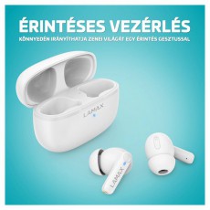 LAMAX Clips1 Play True Wireless Bluetooth fehér fülhallgató Audio-Video / Hifi / Multimédia - Fül és Fejhallgatók - Fülhallgató - 500473