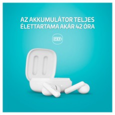 LAMAX Clips1 Plus True Wireless Bluetooth fehér fülhallgató Audio-Video / Hifi / Multimédia - Fül és Fejhallgatók - Fülhallgató - 500472