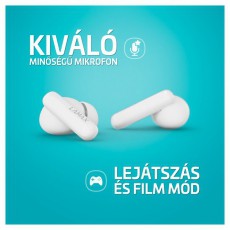 LAMAX Clips1 Plus True Wireless Bluetooth fehér fülhallgató Audio-Video / Hifi / Multimédia - Fül és Fejhallgatók - Fülhallgató - 500472