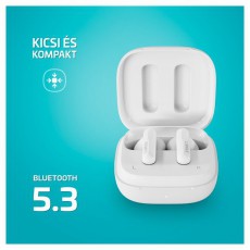 LAMAX Clips1 Plus True Wireless Bluetooth fehér fülhallgató Audio-Video / Hifi / Multimédia - Fül és Fejhallgatók - Fülhallgató - 500472