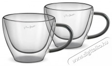 Lamart Thermo pohár LT9117 VASO Cappuccino szett 190 ml 2 db fekete Konyhai termékek - Kávéfőző / kávéörlő / kiegészítő - Kávés pohár / csésze - 503741