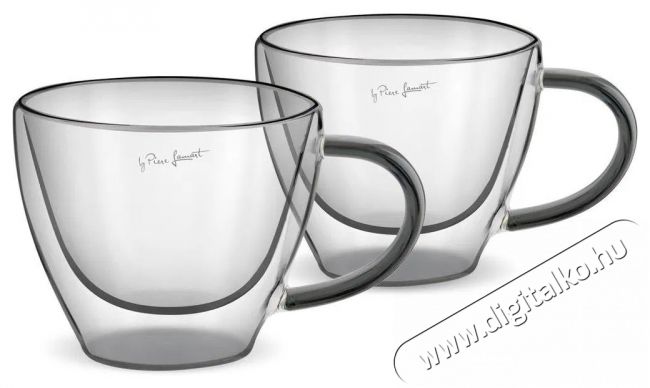 Lamart Thermo pohár LT9117 VASO Cappuccino szett 190 ml 2 db fekete Konyhai termékek - Kávéfőző / kávéörlő / kiegészítő - Kávés pohár / csésze - 503741