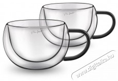 Lamart Thermo pohár LT9114 VASO készlet Cappuccino 270 ml 2 db fekete Konyhai termékek - Kávéfőző / kávéörlő / kiegészítő - Kávés pohár / csésze - 503736