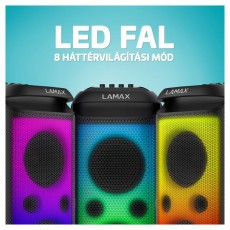 LAMAX PartyKing1 Max 200W Party hangfal Audio-Video / Hifi / Multimédia - Hordozható, vezeték nélküli / bluetooth hangsugárzó - Hordozható, vezeték nélküli / bluetooth hangsugárzó - 507353