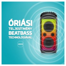 LAMAX PartyKing1 Max 200W Party hangfal Audio-Video / Hifi / Multimédia - Hordozható, vezeték nélküli / bluetooth hangsugárzó - Hordozható, vezeték nélküli / bluetooth hangsugárzó - 507353