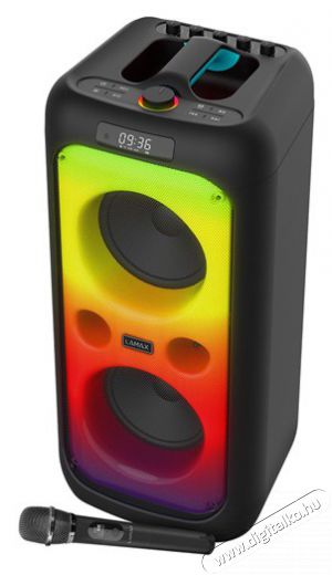 LAMAX PartyKing1 Plus 100W Party hangfal Audio-Video / Hifi / Multimédia - Hordozható, vezeték nélküli / bluetooth hangsugárzó - Hordozható, vezeték nélküli / bluetooth hangsugárzó - 507352