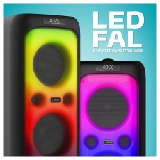 LAMAX PartyKing1 Plus 100W Party hangfal Audio-Video / Hifi / Multimédia - Hordozható, vezeték nélküli / bluetooth hangsugárzó - Hordozható, vezeték nélküli / bluetooth hangsugárzó - 507352