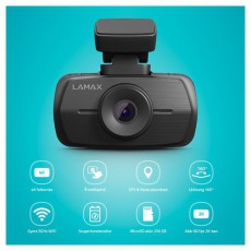 LAMAX C11 GPS 4K autós menetrögzítő kamera Fényképezőgép / kamera - Autós fedélzeti kamera - 508348