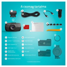 LAMAX C11 GPS 4K autós menetrögzítő kamera Fényképezőgép / kamera - Autós fedélzeti kamera - 508348