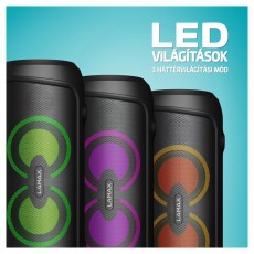 LAMAX PartyGo1 Play hordozható Bluetooth party hangszóró Audio-Video / Hifi / Multimédia - Hordozható, vezeték nélküli / bluetooth hangsugárzó - Hordozható, vezeték nélküli / bluetooth hangsugárzó - 508349