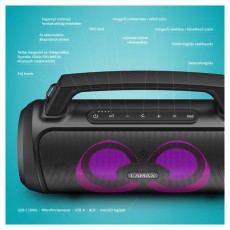 LAMAX PartyGo1 Play hordozható Bluetooth party hangszóró Audio-Video / Hifi / Multimédia - Hordozható, vezeték nélküli / bluetooth hangsugárzó - Hordozható, vezeték nélküli / bluetooth hangsugárzó - 508349
