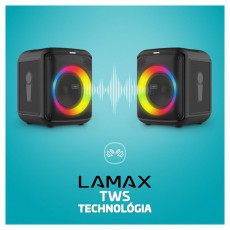 LAMAX PartyKing1 Play 80W Party hangfal Audio-Video / Hifi / Multimédia - Hordozható, vezeték nélküli / bluetooth hangsugárzó - Hordozható, vezeték nélküli / bluetooth hangsugárzó - 507959