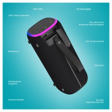 LAMAX StarCube1 40W Bluetooth hangszóró Audio-Video / Hifi / Multimédia - Hordozható, vezeték nélküli / bluetooth hangsugárzó - Hordozható, vezeték nélküli / bluetooth hangsugárzó - 508784