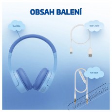 LAMAX BaseKid1 blue Audio-Video / Hifi / Multim&eacute;dia - F&uuml;l &eacute;s Fejhallgat&oacute;k - Fejhallgat&oacute; - 510099