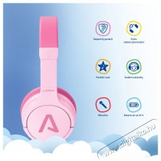 LAMAX BaseKid1 pink Audio-Video / Hifi / Multim&eacute;dia - F&uuml;l &eacute;s Fejhallgat&oacute;k - Fejhallgat&oacute; mikrofonnal / headset - 518868