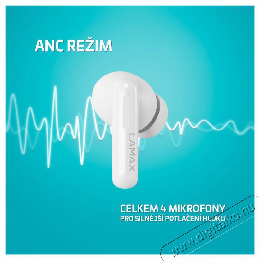 LAMAX NeoPods1 ANC Audio-Video / Hifi / Multim&eacute;dia - F&uuml;l &eacute;s Fejhallgat&oacute;k - F&uuml;lhallgat&oacute; - 518870