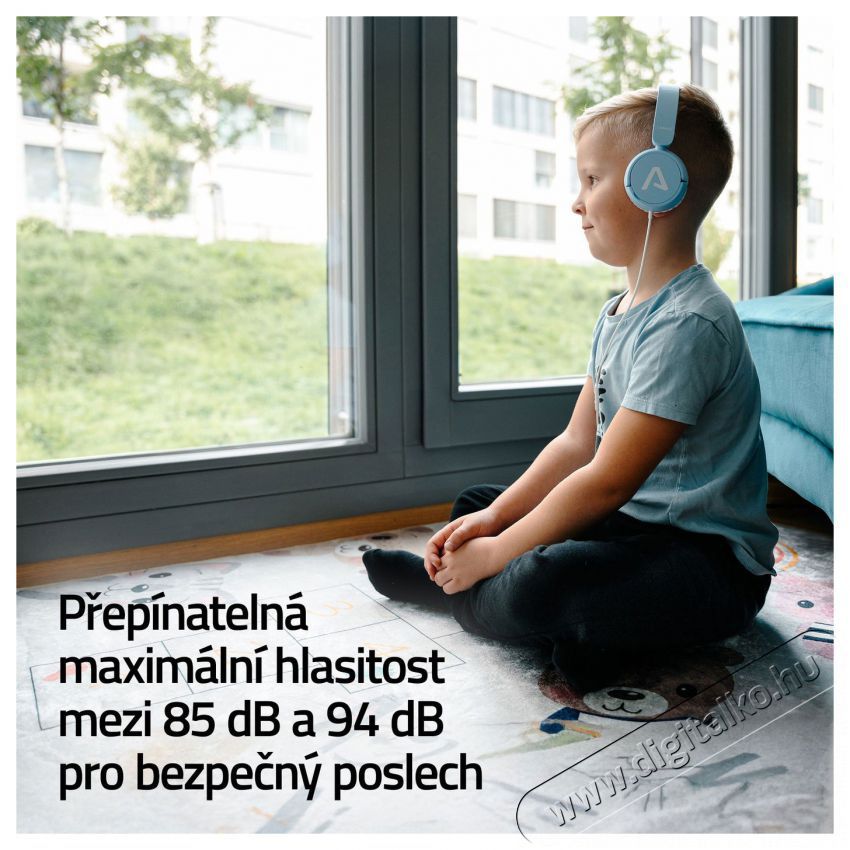 LAMAX SoundKid1 blue Audio-Video / Hifi / Multim&eacute;dia - F&uuml;l &eacute;s Fejhallgat&oacute;k - Fejhallgat&oacute; - 518873