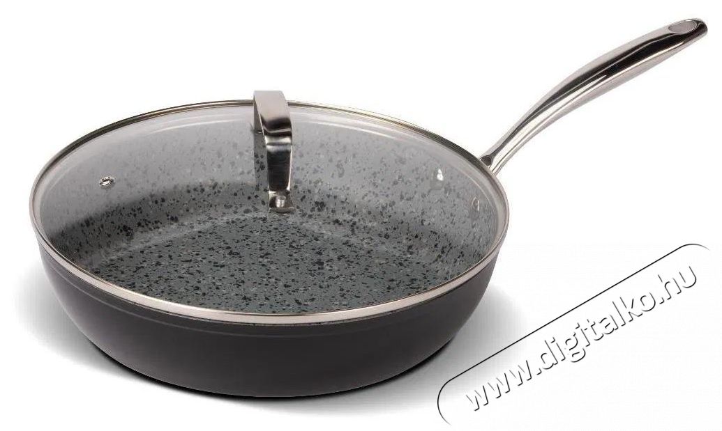 Lamart LT1262 + fedő - 28cm, gr&aacute;nit Konyhai term&eacute;kek - Ed&eacute;ny - Serpenyő - 522272