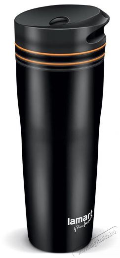 Lamart MANQ LT4051 termob&ouml;gre 360ml, fekete- narancs&aacute;rga Konyhai term&eacute;kek - Ed&eacute;ny - Termosz - 525154