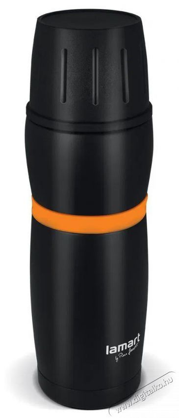 Lamart termosz 480ml fekete/narancss&aacute;rga CUP LT4054 Konyhai term&eacute;kek - Ed&eacute;ny - Termosz - 525156