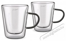 Lamart Thermo pohár LT9120 VASO Set Tea 300 ml-es készlet 2 db - fekete Konyhai termékek - Kávéfőző / kávéörlő / kiegészítő - Kávés pohár / csésze - 525158