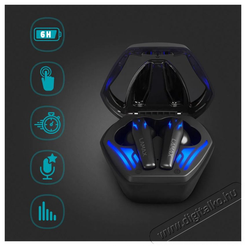 LAMAX Heroes Ninja1 f&uuml;lhallgat&oacute; Audio-Video / Hifi / Multim&eacute;dia - F&uuml;l &eacute;s Fejhallgat&oacute;k - F&uuml;lhallgat&oacute; mikrofonnal / headset - 525165