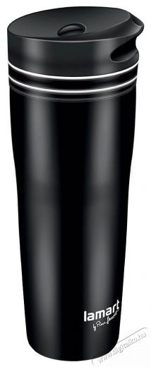 Lamart MANQ LT4049 termobögre 360ml, fekete-fehér Háztartás / Otthon / Kültér - Okos otthon - Termosztát - 525153